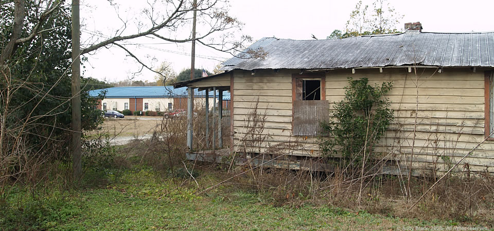Empty home near historic school, Summerton, S.C. Building a better South