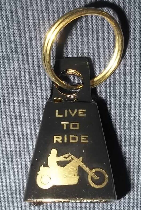 Live To Ride Motorcycle Bell Better Stuff For Bikers