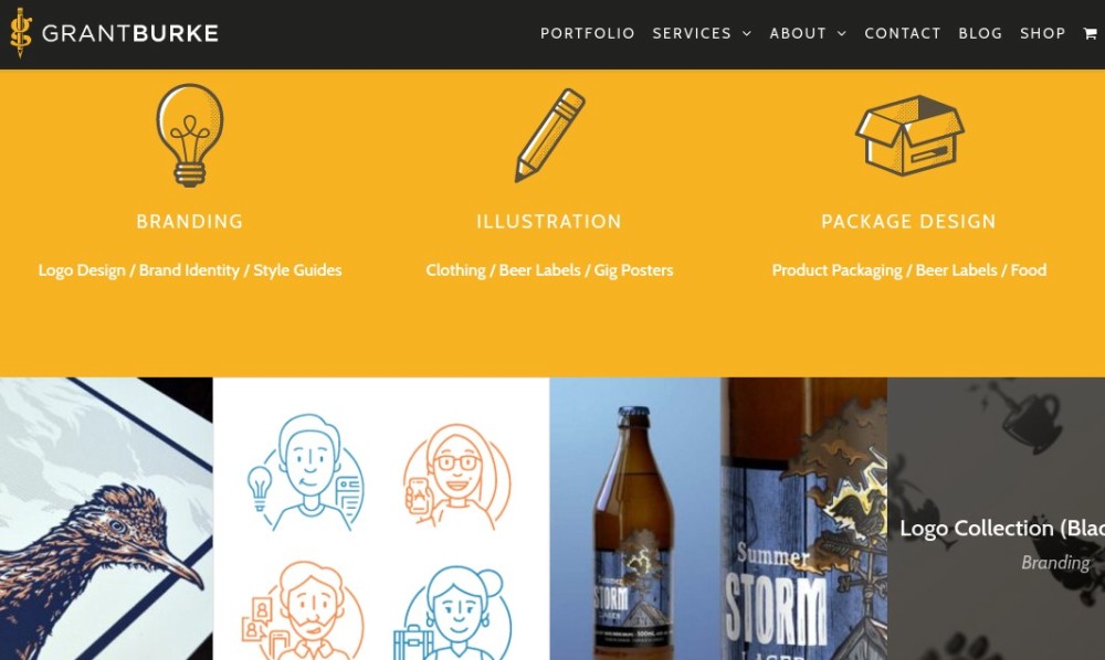 5 Cool Examples of Graphic Design Portfolio Website Better Tech Tips