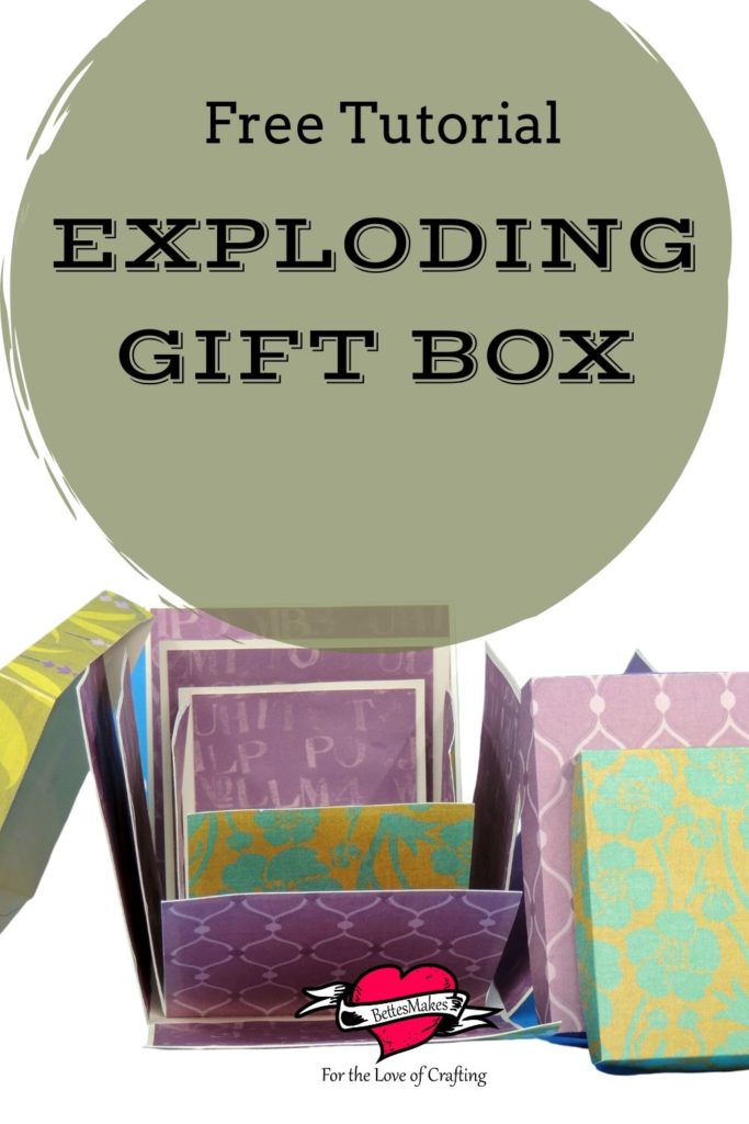 DIY Exploding Gift Box StepbyStep Bettes Makes