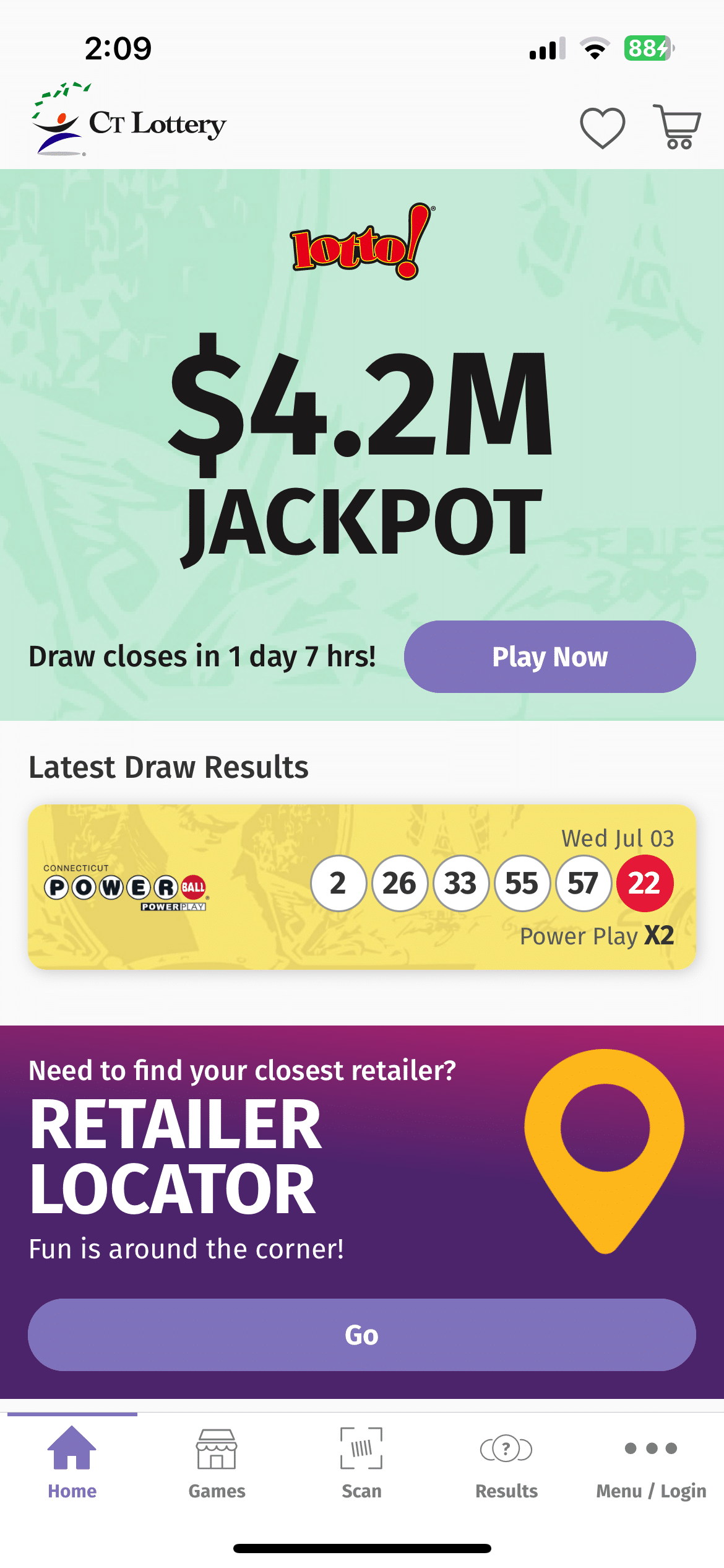 Connecticut Lottery CT Lottery Games, Results, And Where To Play