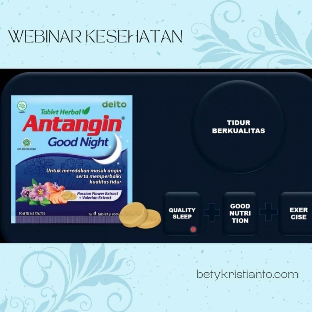 Antangin Good Night, Herbal Aman Bantu Naikkan Kualitas Tidur Anda