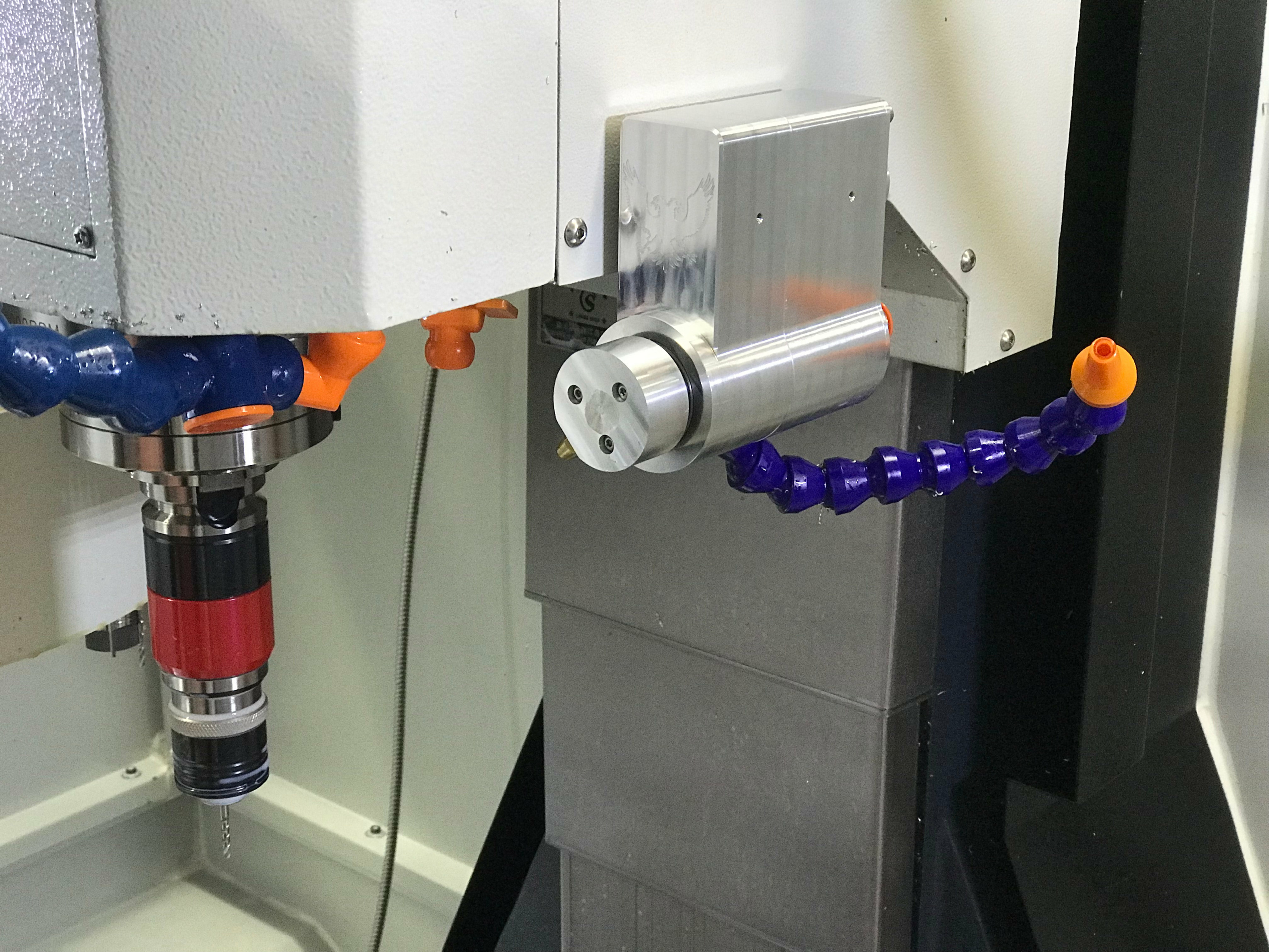 accuBLAST remote control CNC coolant nozzle