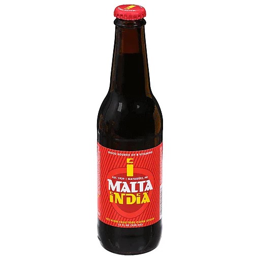 Malta India 12 oz (12 Glass Bottles)