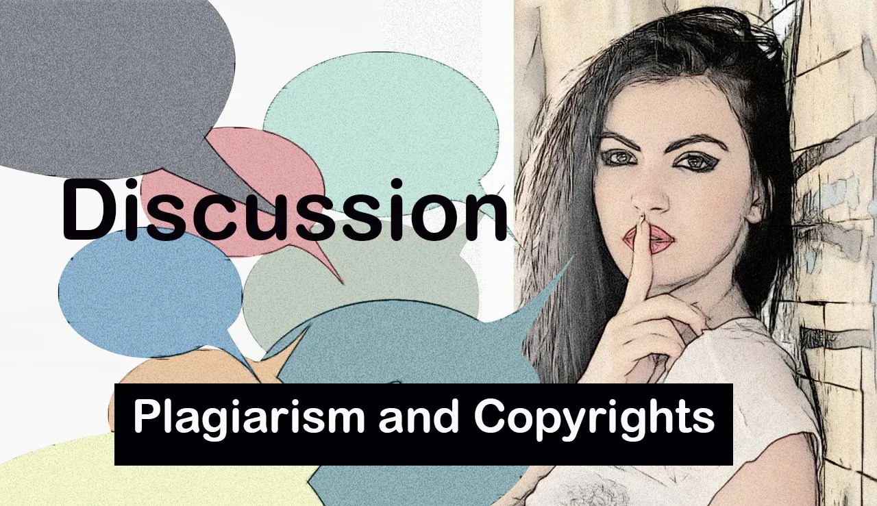 Discussion Plagiarism and copyright. When the literary world is abuzz