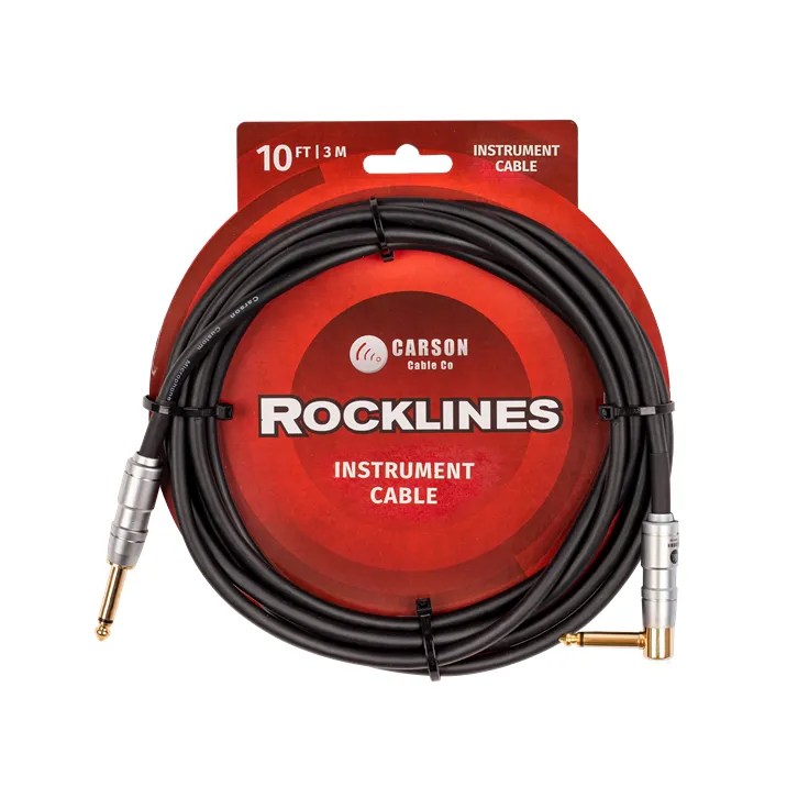 CARSON ROK10SL Noiseless Guitar Cable Bexley Guitars