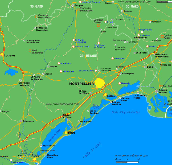 Fontbouisse Culture Area Map, by Provence Beyond