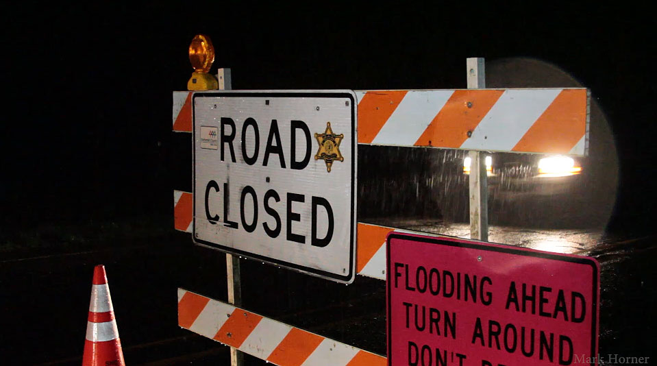 Rising water forces closure on Old Snohomish Monroe Road Beyond 90