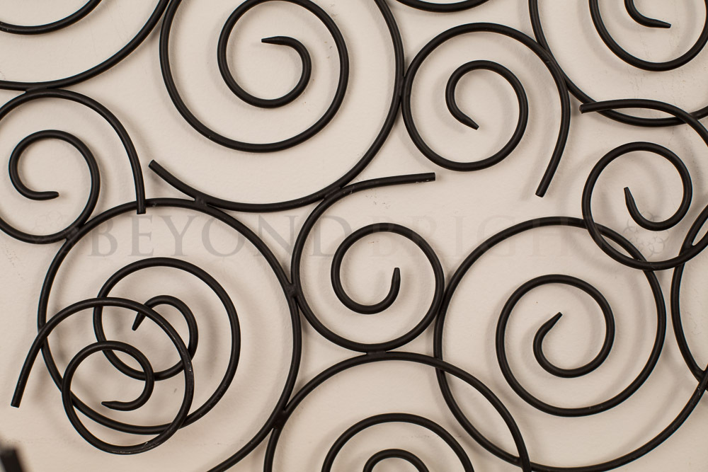 Ethereal Swirls Metal Wall Art Modern Vintage Indoor Outdoor