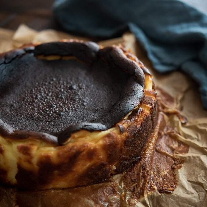 Basque Burnt Cheesecake (La Viña Style Cheesecake) Beyond Kimchee