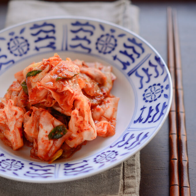Easy Green Cabbage Kimchi Recipe Recipe Cart