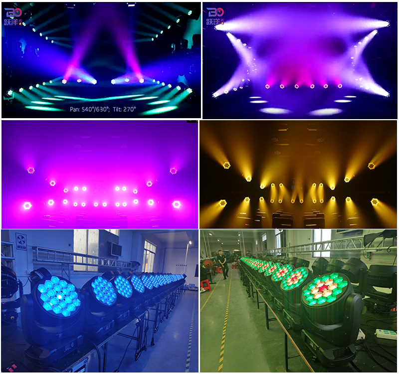 China Types Of Stage Lighting Quotes 7x60W beam wash and bee eye