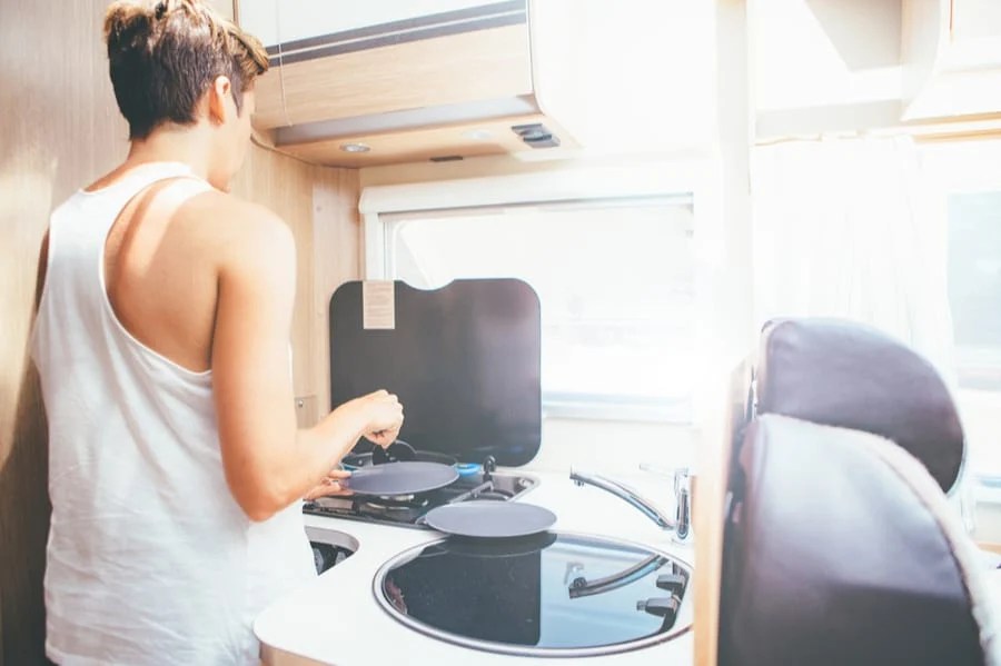 Cooking in RV Beyond The Tent