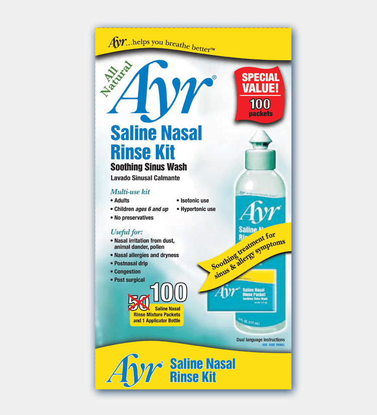Ayr Saline Nasal Rinse Kit & Refills B.F. Ascher & Company, Inc.
