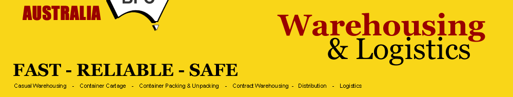 Warehousing Brisbane BFC 3rd Party Warehousing, Container Packing