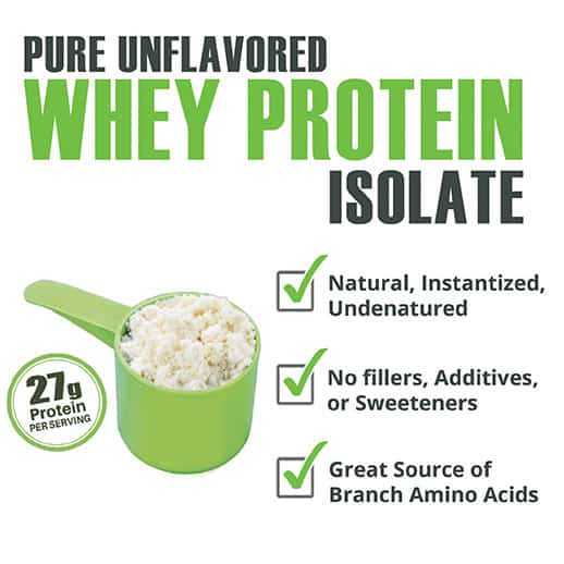 UNFLAVORED WHEY PROTEIN ISOLATE 5lbs, 10lbs & 25lbs BFD Nutrition