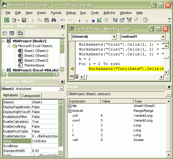 Paleoclimatology and Global Ecology Group BGC VBA Programming in MS Excel