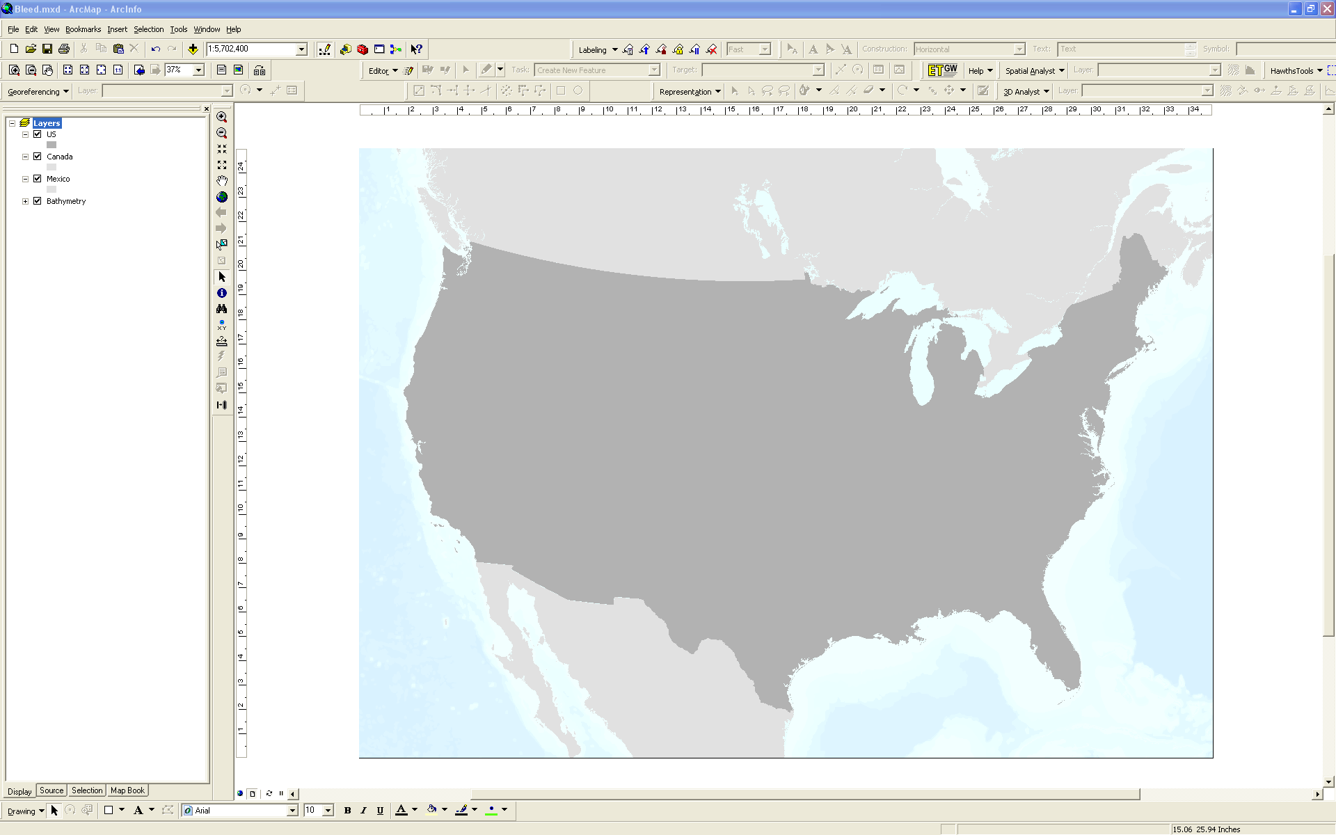 Choosing projected coordinate system for mapping all US states?