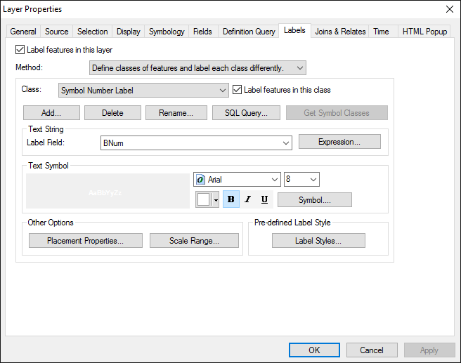 BG Cartography » Point with label & auxiliary label in ArcMap
