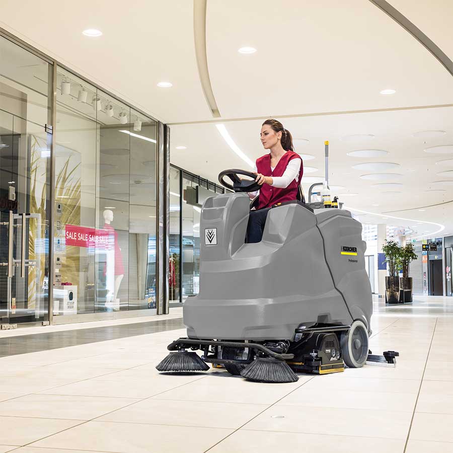 Karcher B150 R Ride on Scrubber Drier B&G Cleaning Systems
