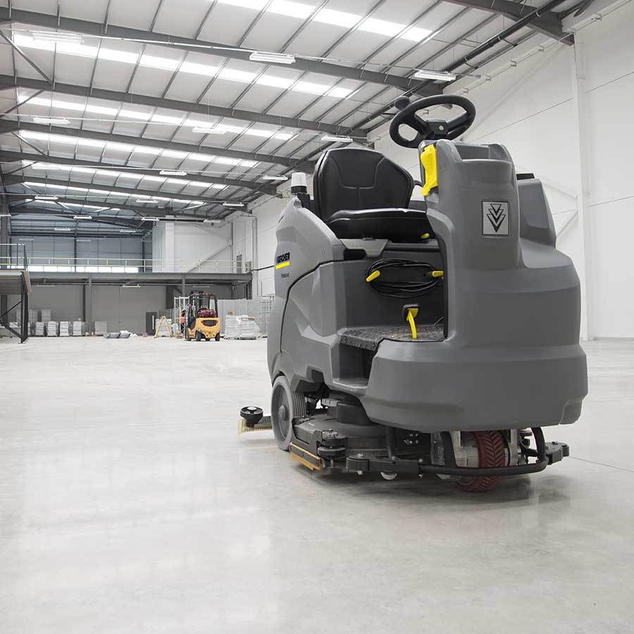 Karcher B150 R Ride on Scrubber Drier B&G Cleaning Systems