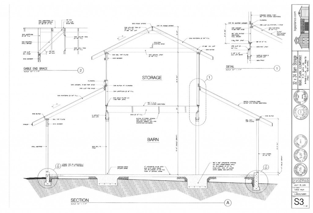 TwoStory Foundation & Roof Plans