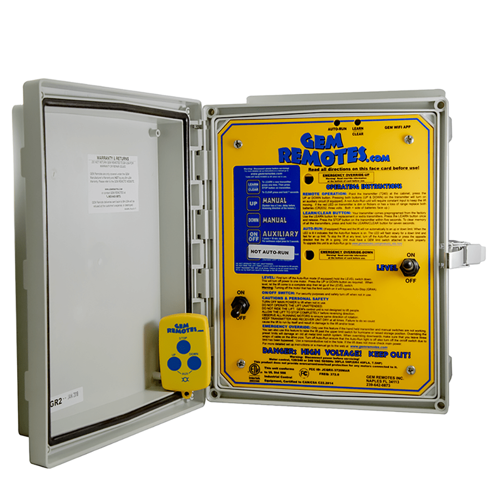 GR2 Double Motor Boat Lift Remote GEM Remotes BHUSA