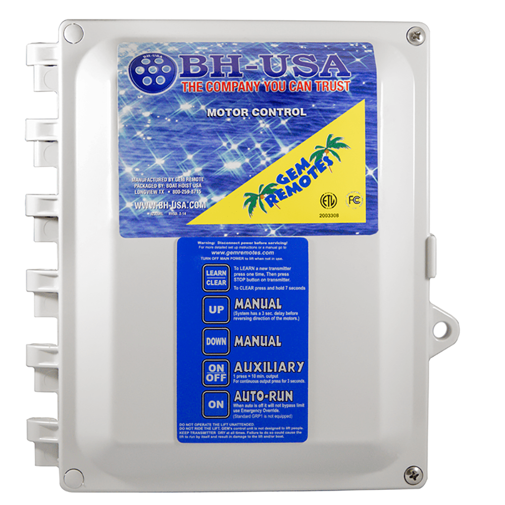 GRP1 Single Motor PWC Boat Lift Remote GEM Remotes BHUSA