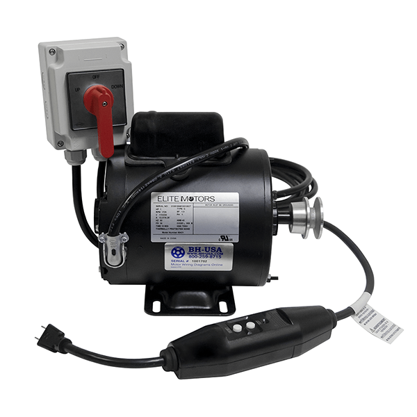 Elite 1 HP Painted Wired Boat Lift Motor BHUSA