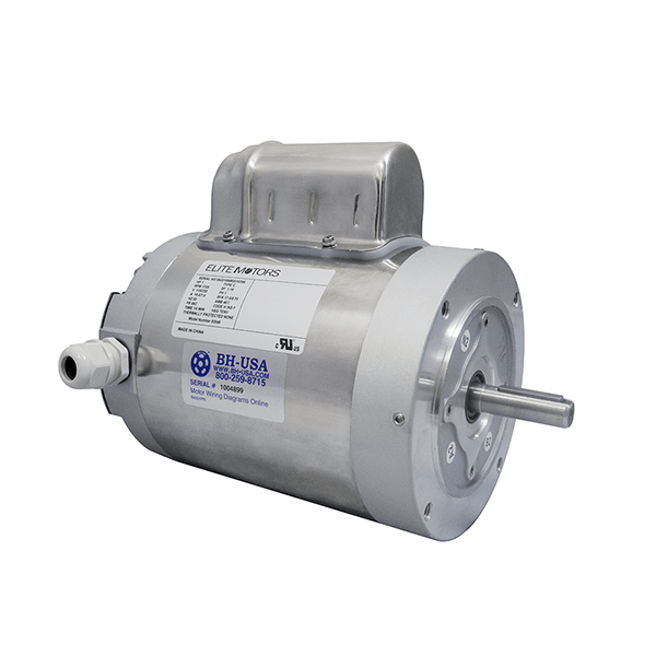 Elite 1 HP Stainless CFace Electric Motor BHUSA