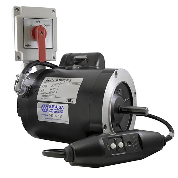 Boat Lift Motors Electric Single Phase, Dual Duty BHUSA
