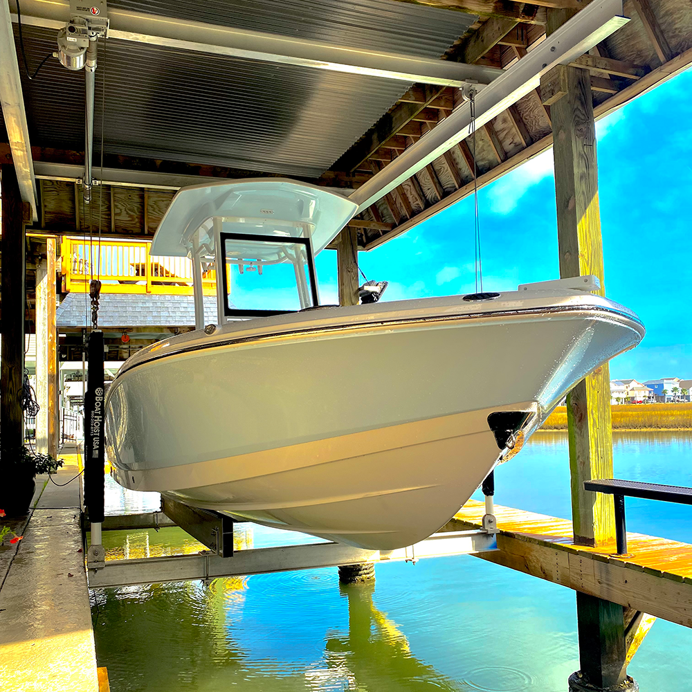 Coastal Series Overhead VHull Boat Lift BHUSA