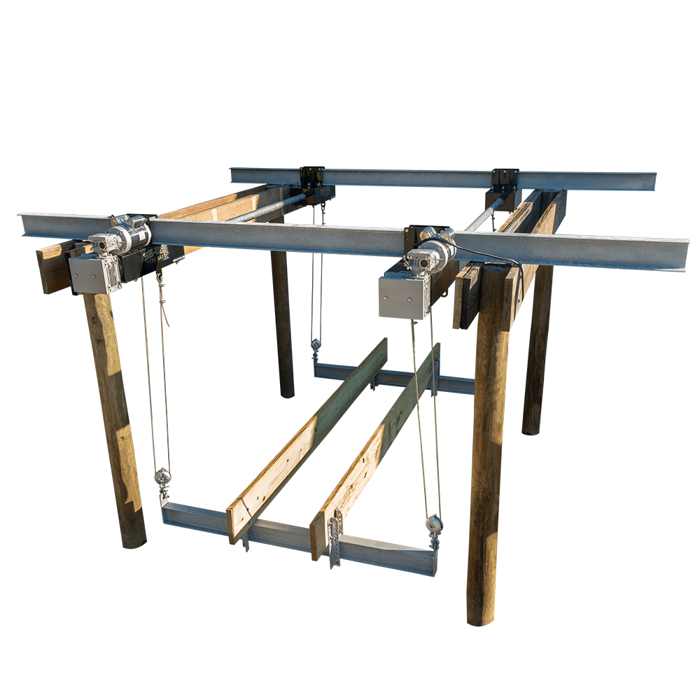 Boat Lifts Overhead Boat Lifts Pile Mount Boat Lifts BHUSA