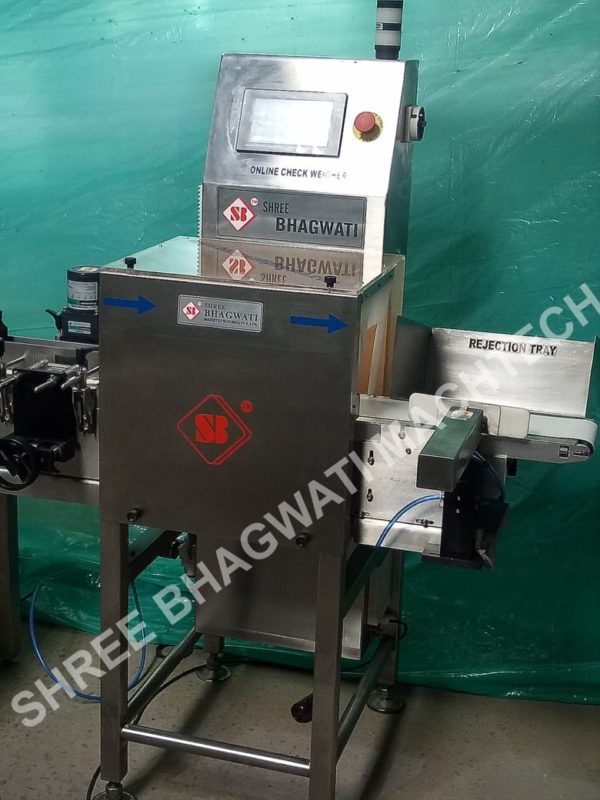 Bottle Checkweigher , Check Weigher Machine with Rejection System