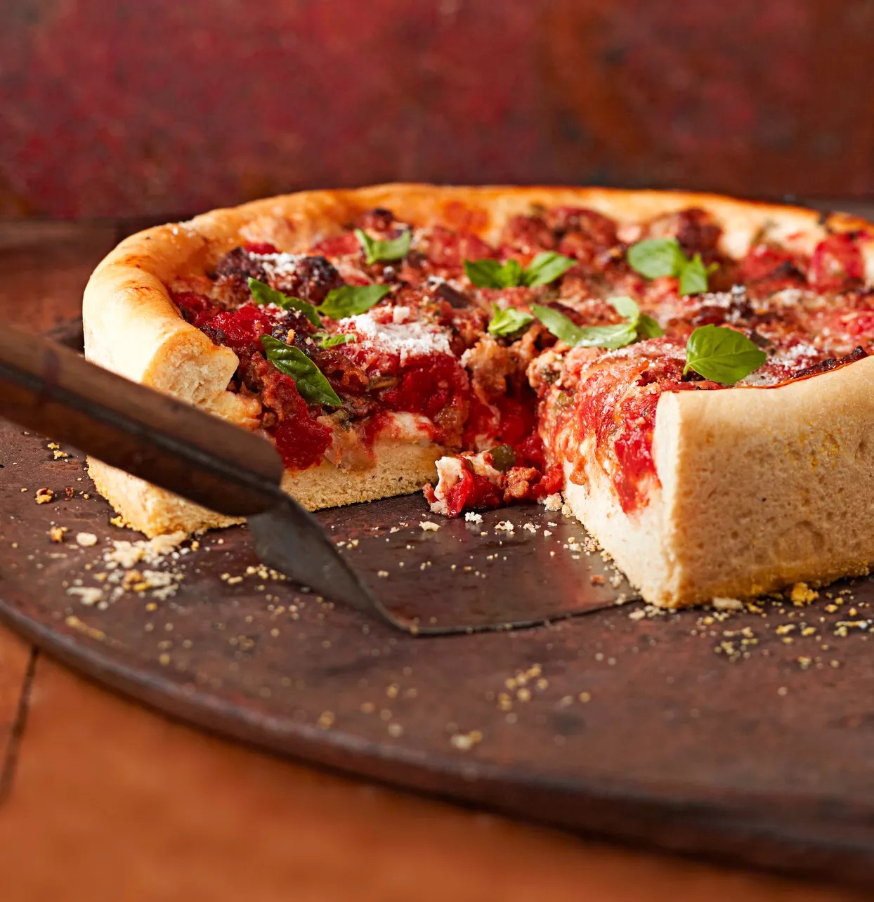 Deep-Dish Pizza