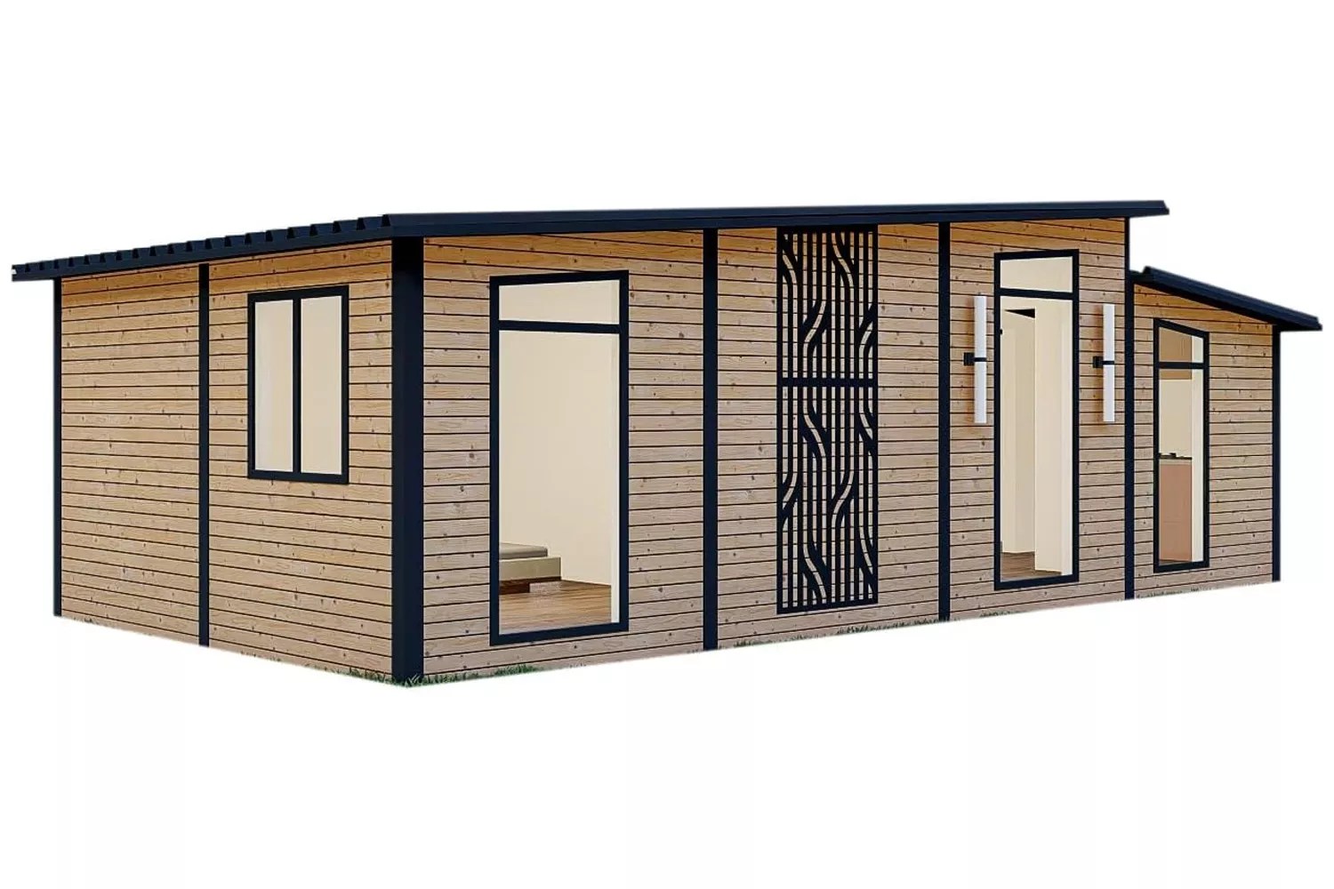 Generic 32m2 Modular Wooden House Tiny Home