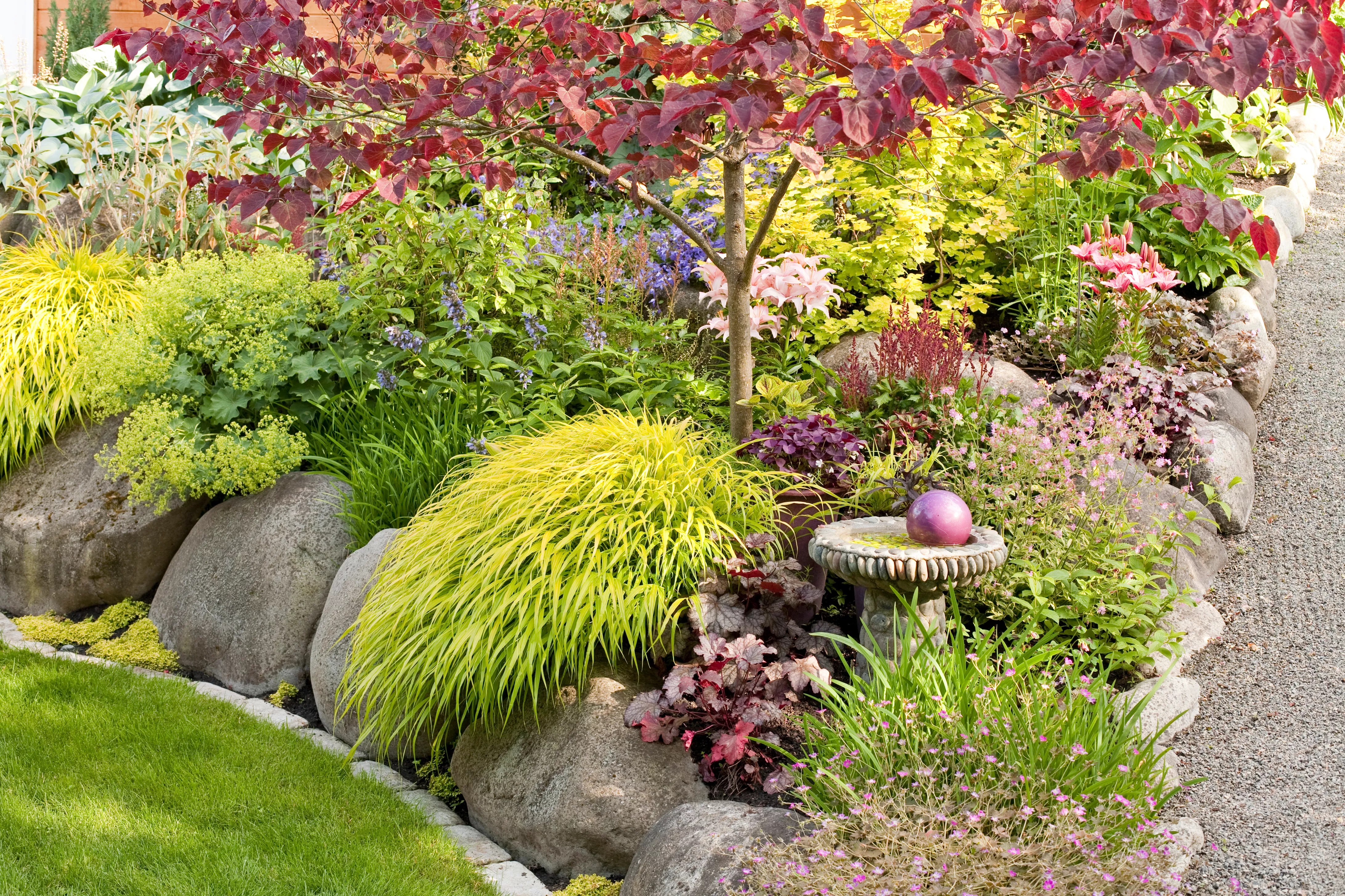 Garden stone edging