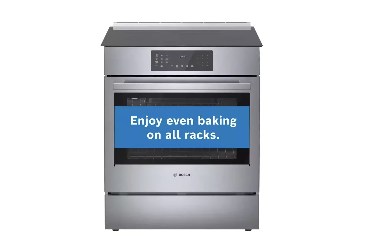 Bosch 800 Series 30 in. 4.6 cu. ft. Slide-In Induction Range with Self-Cleaning Convection Oven