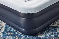 Close up of the Coleman SupportRest Double-High Rechargeable Air Mattress