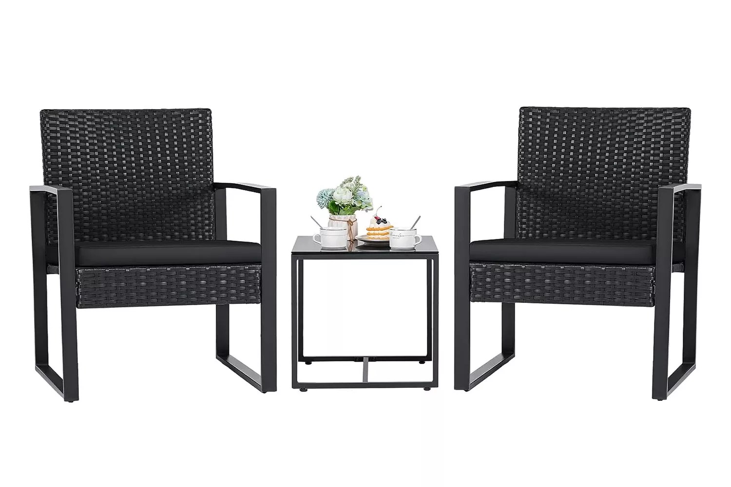 Amazon Flamaker 3 Pieces Patio Set Outdoor Wicker Furniture Sets