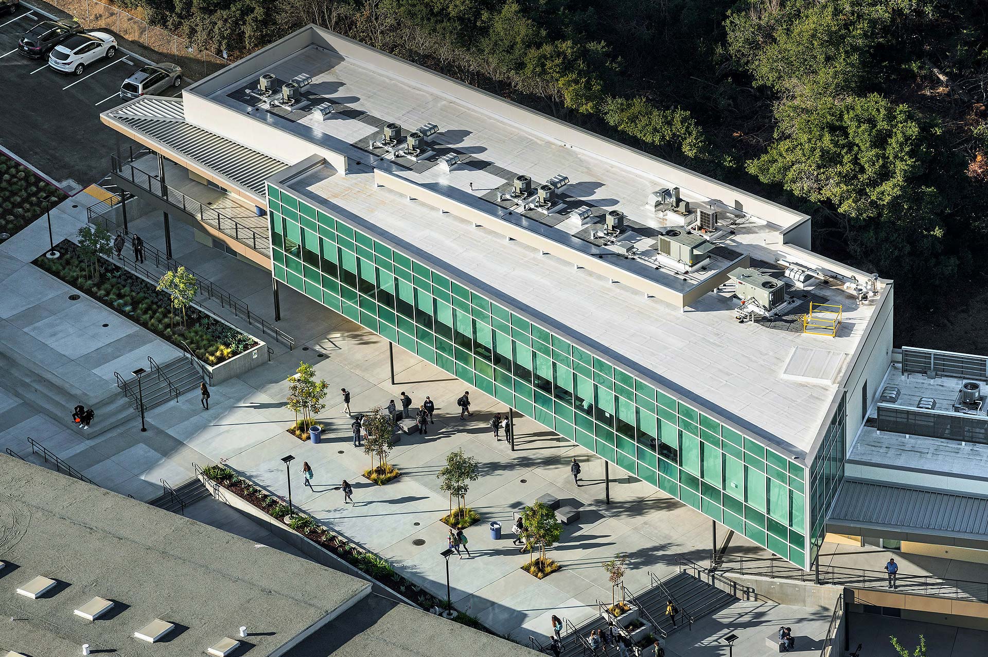 Carlmont High School New Science Building in Belmont, CA (Sequoia Union