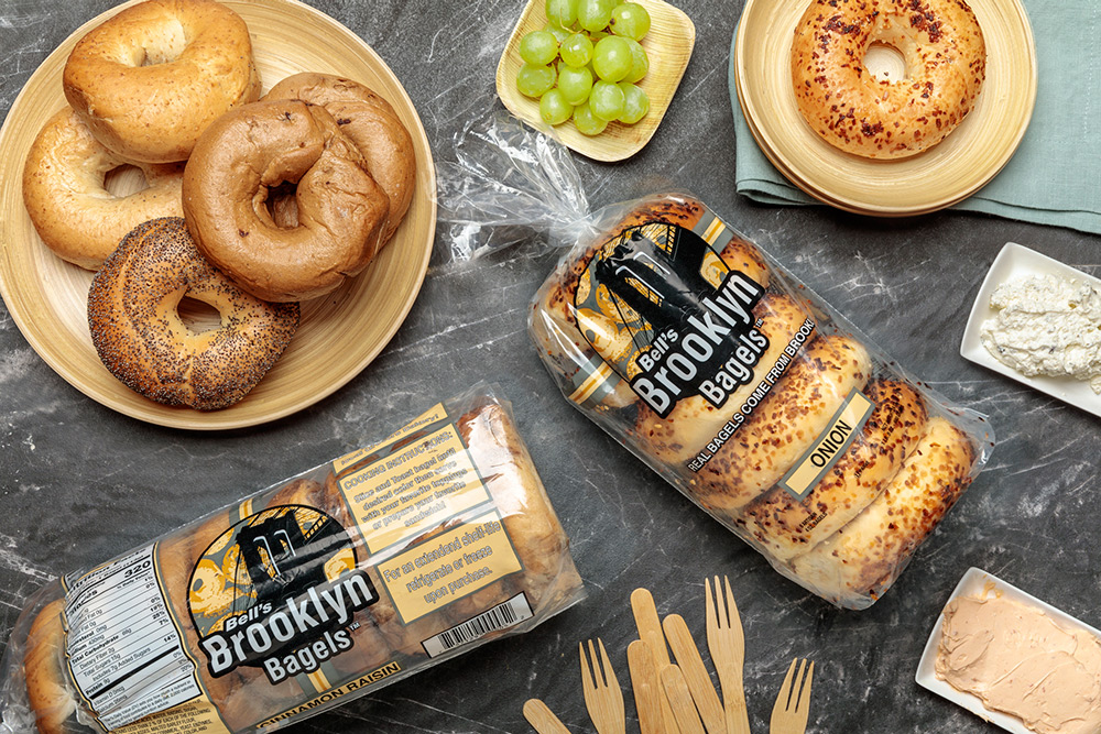 Bakery Thaw and Sell Bagels By Bell