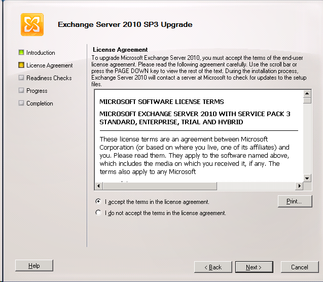 Quick stepbystep Exchange 2010 SP3 install guide