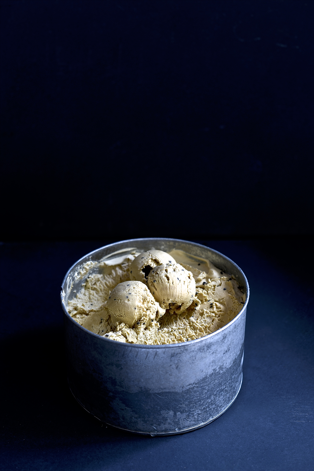 Sesame and liquorice ice cream Bibbyskitchen recipes