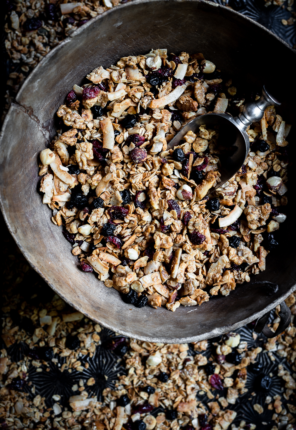 Everyday nut and honey granola Bibbyskitchen recipes Breakfast