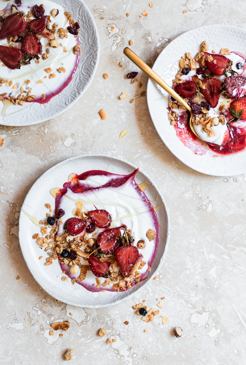 Everyday nut and honey granola Bibbyskitchen recipes Breakfast