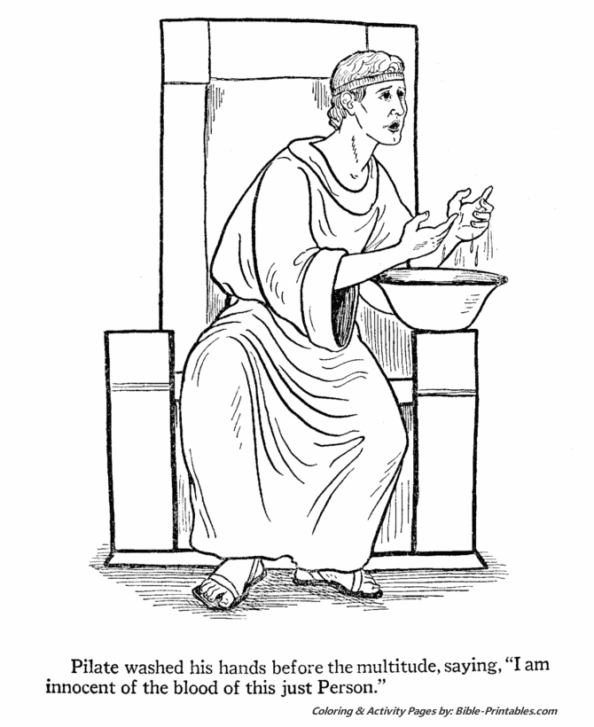 Easter Bible Coloring page 13 BiblePrintables