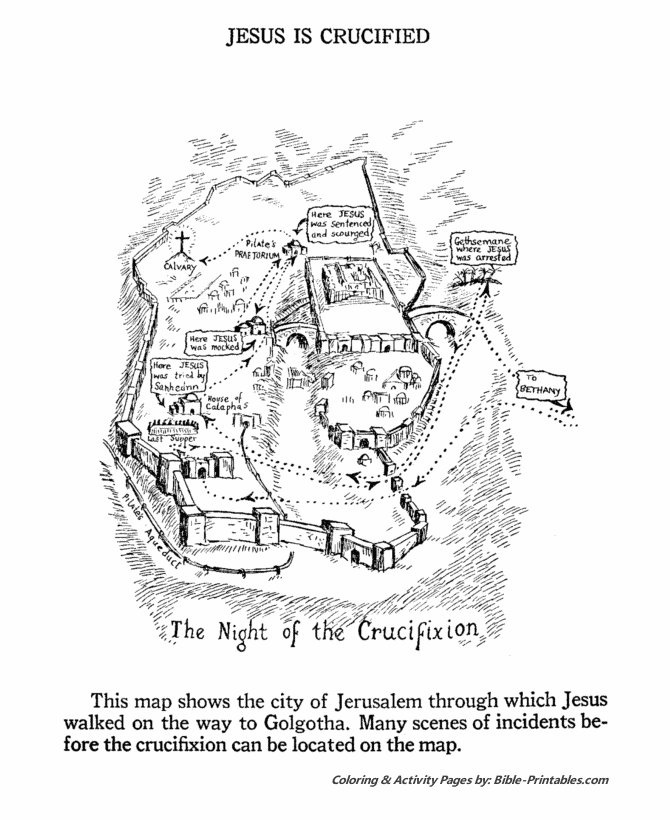 Easter Bible Coloring page 15 BiblePrintables