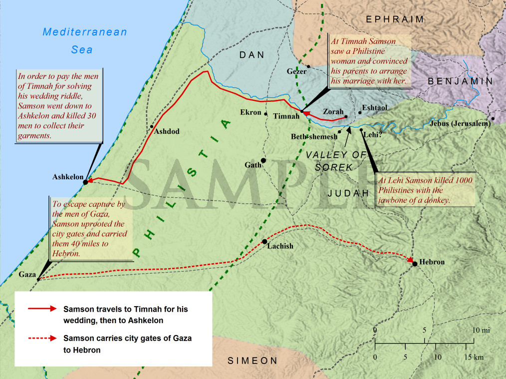 Bible Mapper Gallery of Maps