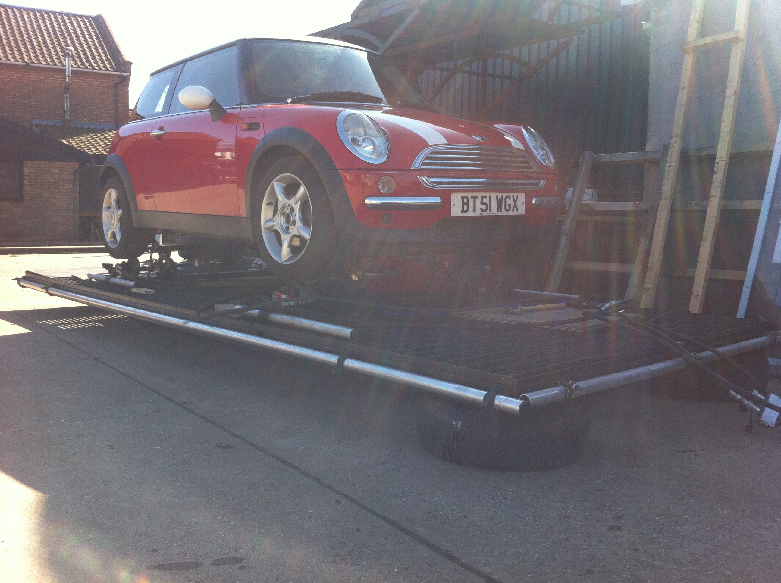 Wheel Roller Systems Rolling Road Bickers Action